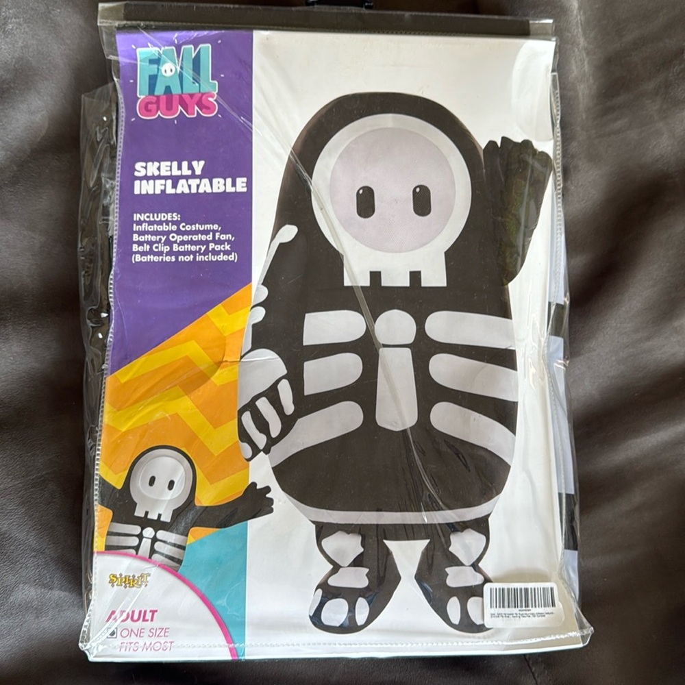 Fall Guys Skelly Inflatable Costume Adult or Teen  OSFM - New